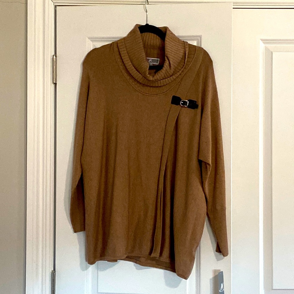 M JM Collection cowl neck sweater. Long sleeve.